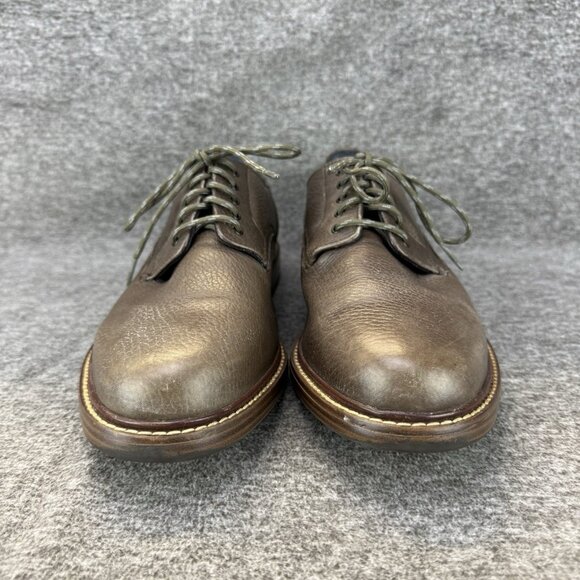 ✅Mens 8.5M Cole Haan Oxford Shoe Brown Leather Midland Lug Plain Toe Casual Shoe main image 9